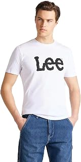 Lee - Men's T-Shirt - Regular Fit - Wobbly Logo Tee