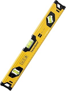 Teronbeta Aluminium Alloy Spirit Level 400 mm/16 Inch Shock Proof Torpedo Level with Magnetic Base and 3 Bubble 45°,90°,180° - Yellow/Black