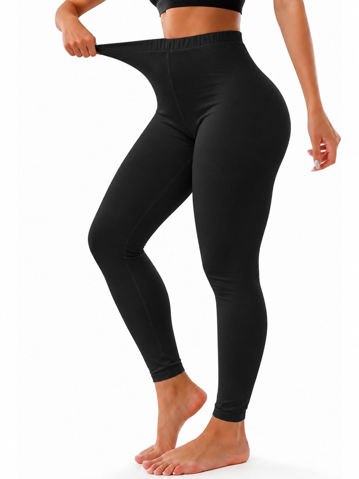 Leggings for Women - Full Length Buttery Soft Yoga Pants for Workout Athletic Da