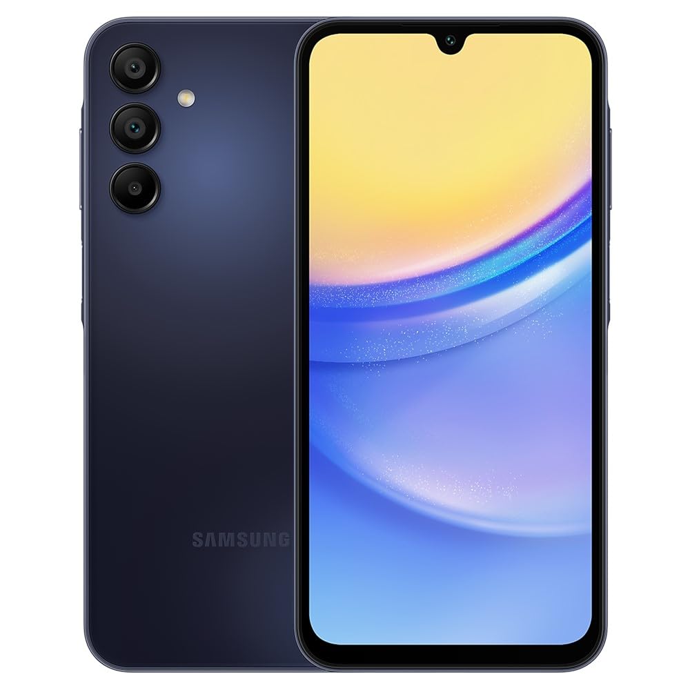 Samsung Galaxy A15 5G, 128GB, Blue Black - Unlocked (International Version) (Ren