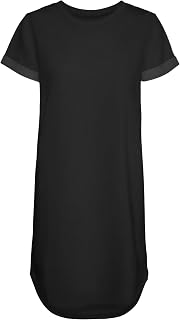 Vero Moda Vmsashamilla SS Sweat Dress Noos Dress Women (Pack of 1)