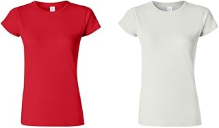 Gildan Women's Softstyle Cotton T-shirt, Style G64000L, Multipack
