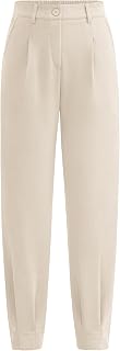 PRETTYGARDEN Women High Waist Ankle Length Work Dress Pants