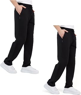 Comeor Tracksuit Bottoms, Cotton, Men’s Long Sports Trousers, Jogger, Training Trousers, Men’s Relaxing Trousers