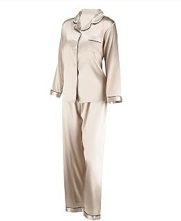 Pijamas para mujer, ropa de dormir de dos piezas con botones y pantalones cortos a juego, conjunto suave de verano