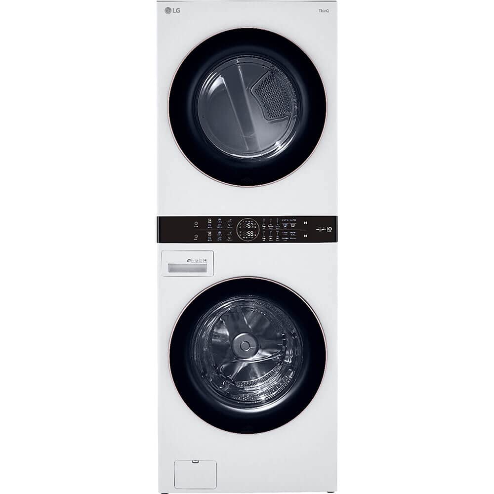 LG WKE100HWA WashTower Stacked Smart Laundry Center 4.5 Cu.Ft. Front Load Washer