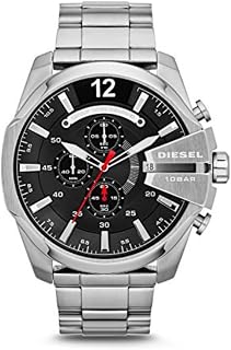 Diesel Mega Chief Quartz Chronograph Black Dial DZ4308 Mens Watch