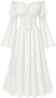 SCARLET DARKNESS Women Corset Dress Off Shoulder Dress Long Sleeve Dresses