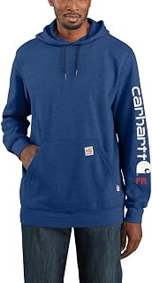 Carhartt Men's 104505 Flame-Resistant Force Midweight Sleeve Logo Hood