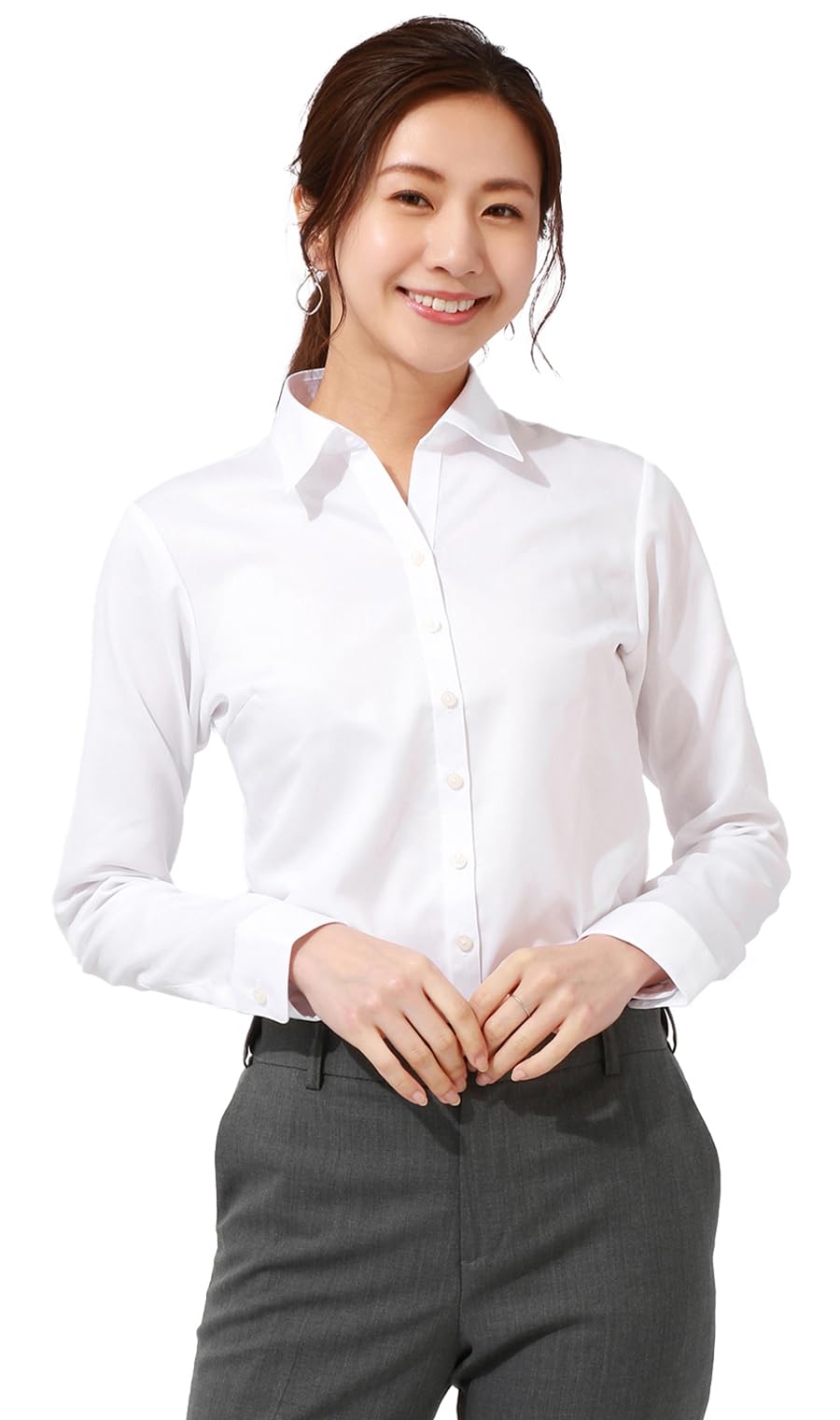 Clothing Aoyama Women's Blouse, Shirt, Top, Long Sleeve