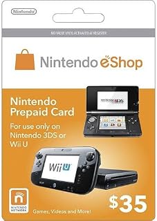Nintendo eShop $35.00 Prepaid Card for 3DS or Wii U