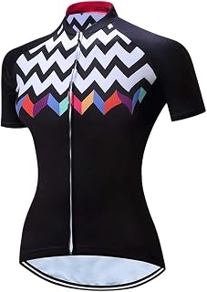 Ladies Cycling Jersey Short Sleeve 3 Pockets Reflective S-3XL