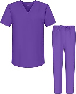 MISEMIYA Uniforms Unisex Medical Scrubs Set – Medical Uniform with Scrub Top and Pants - Ref.6801-6802