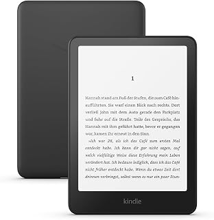 Amazon Kindle Paperwhite 16GB (2024 model) – 7" glare-free display and weeks of battery life – Without Ads - black