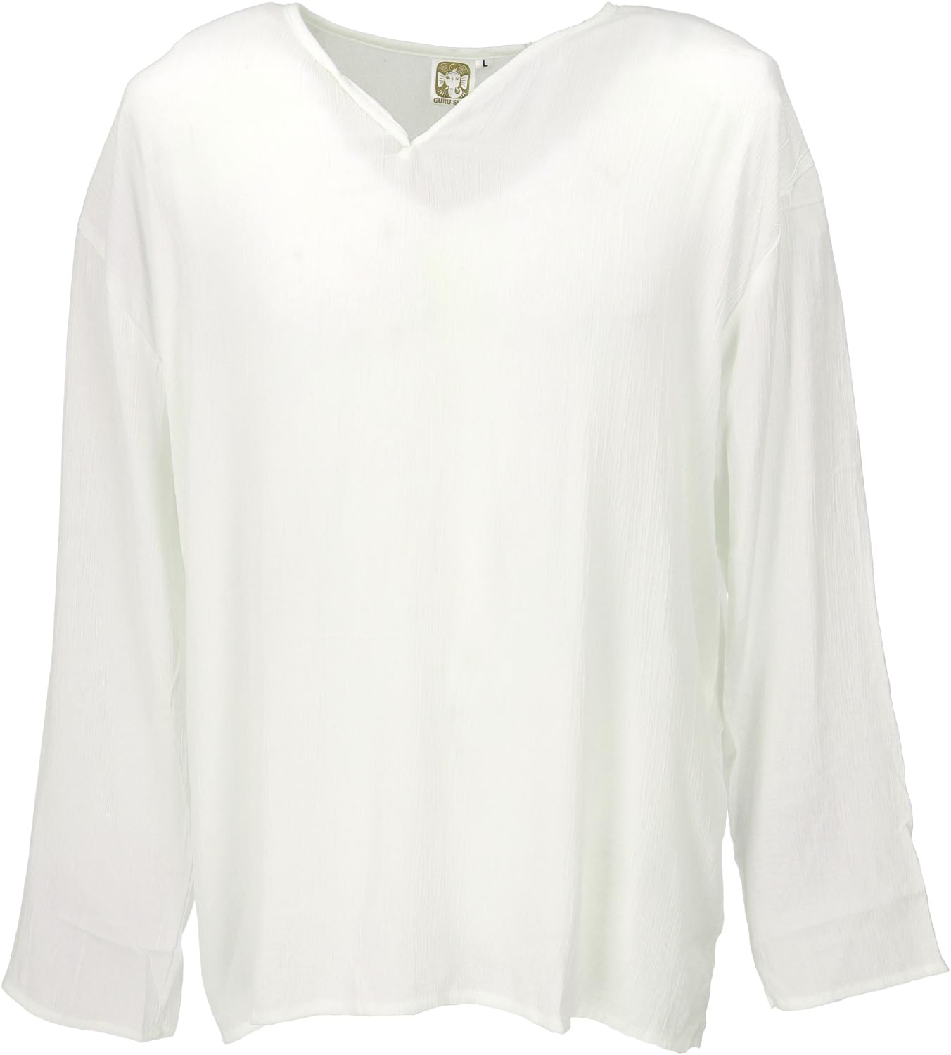 GURU-SHOP, Yoga Shirt, Goa Shirt, Synthetic, Men's Shirts