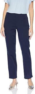 Briggs New York Women's Curvy Cotton Super Stretch Pull on Pant