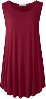 LARACE Women's Plus Size Long Sleeve Summer Casual Flowy Shirts for Leggings