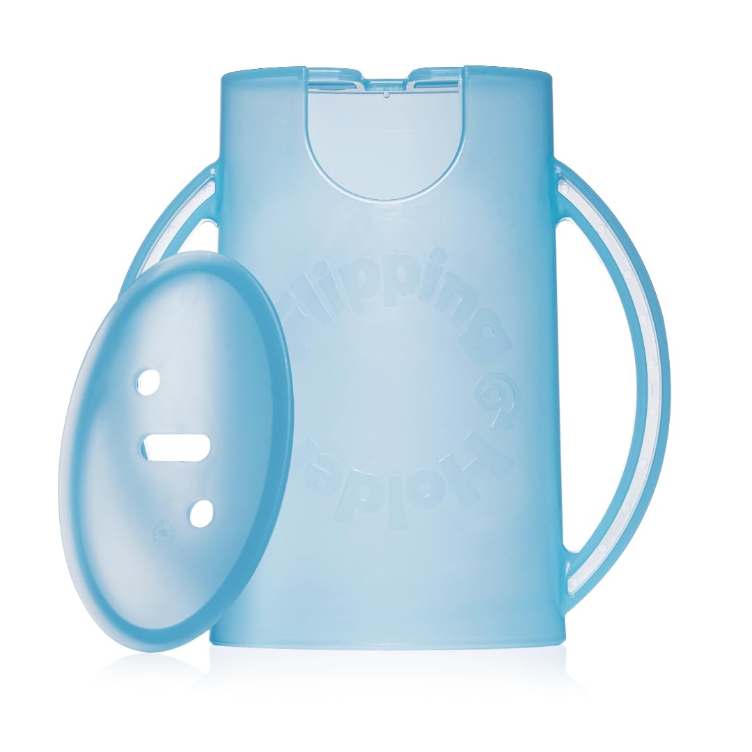 Flipping Holder Squeeze Proof Food Pouch Holder for Toddlers, Babies, Kids, Mess