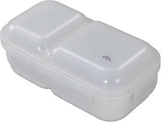 CB Japan Domeman 600 DSK Soft Lunch Box, Easy to Serve with Dome Lid, 20.3 fl oz (600 ml), Gray with 4-Point Lock, W-Sealing to Prevent Leakage