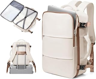 BJLFS Vacuum Backpack Travel Bag With Pump Ryanair Cabin Bags 40x30x20 Underseat Carry-ons Bag Wizzair Easyjet Vueling Hand Luggage Vacuum Bags For Travel Waterproof Laptop Backpack Women 17 inch