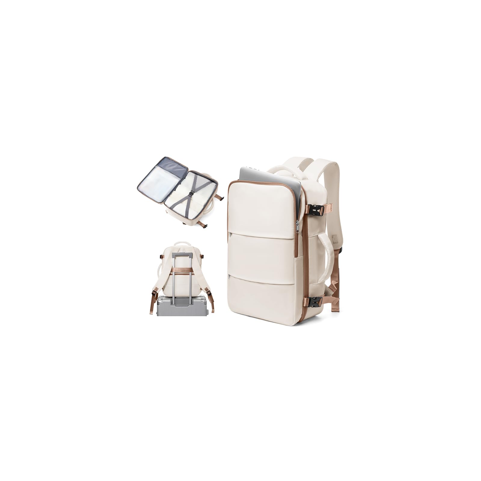 BJLFS Vacuum Backpack Travel Bag With Pump Ryanair Cabin Bags 40x30x20 Underseat