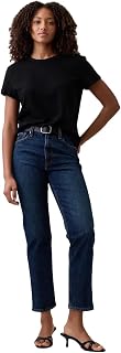Gap Jeans Dritti Cheeky a Vita Alta da Donna