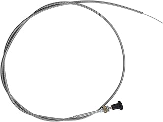 labwork 237 Mower Rotary Universal Push Pull Choke Cable for Mowers | 63" Inner, 60" Conduit, 2-3/4" Travel, for Tractors and Utility Equipment