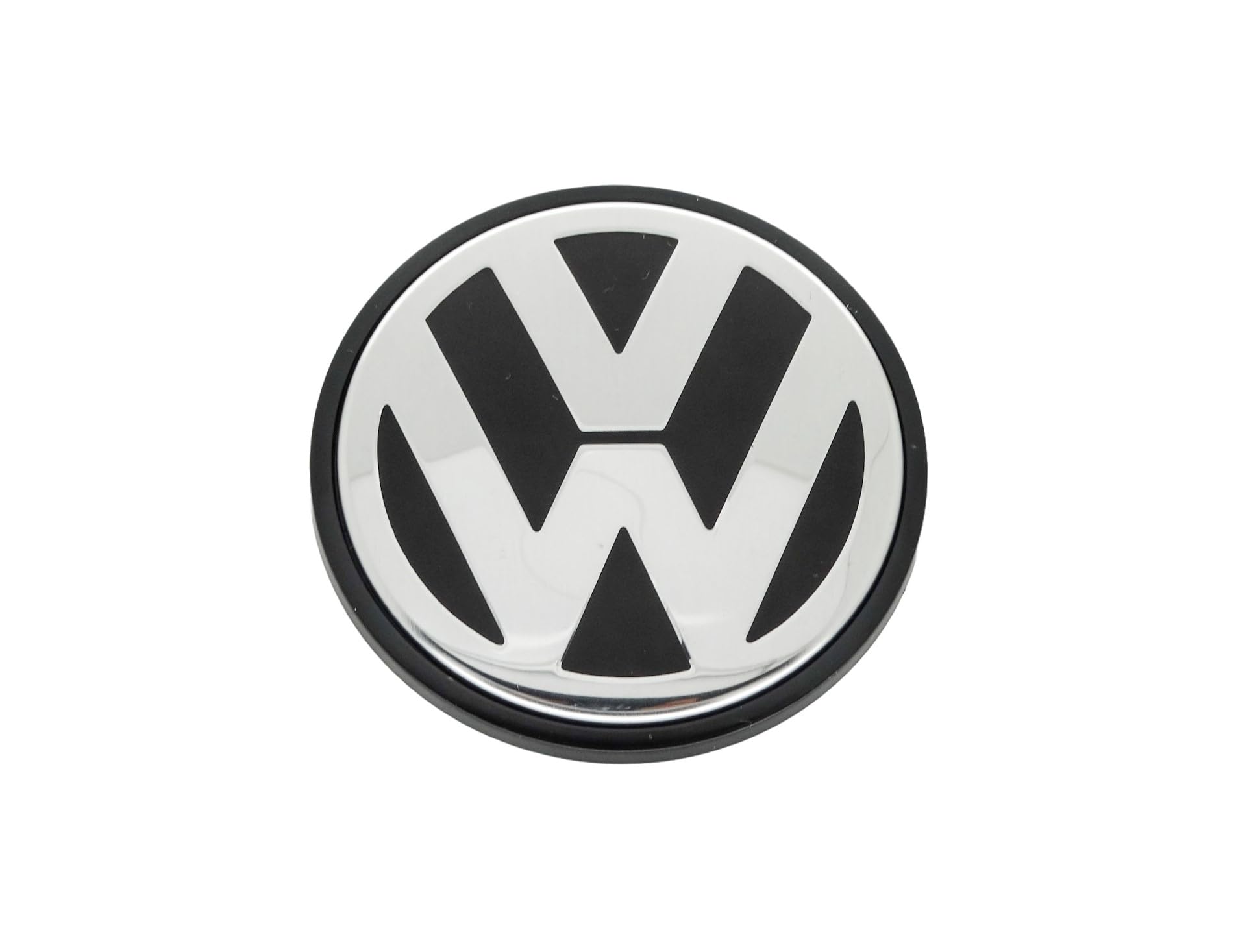 Volkswagen 65mm Alloy Wheel Centre Cap 3B7601171 XRW Satin Black High Chrome Cap