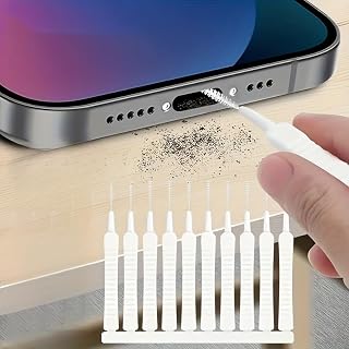 10PCS Ultra-Thin Cleaning Brushes Multifunctional Tool Kit for Charging Ports, Mobile Phones, Speakers and Shower Heads for Debris Removal