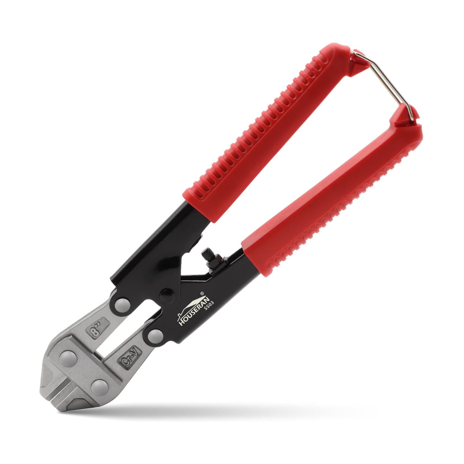HOUSERAN Bolt Cutter 8 inch CR-V, Mini Bolt Cutter Heavy Duty, Lock Cutter for P