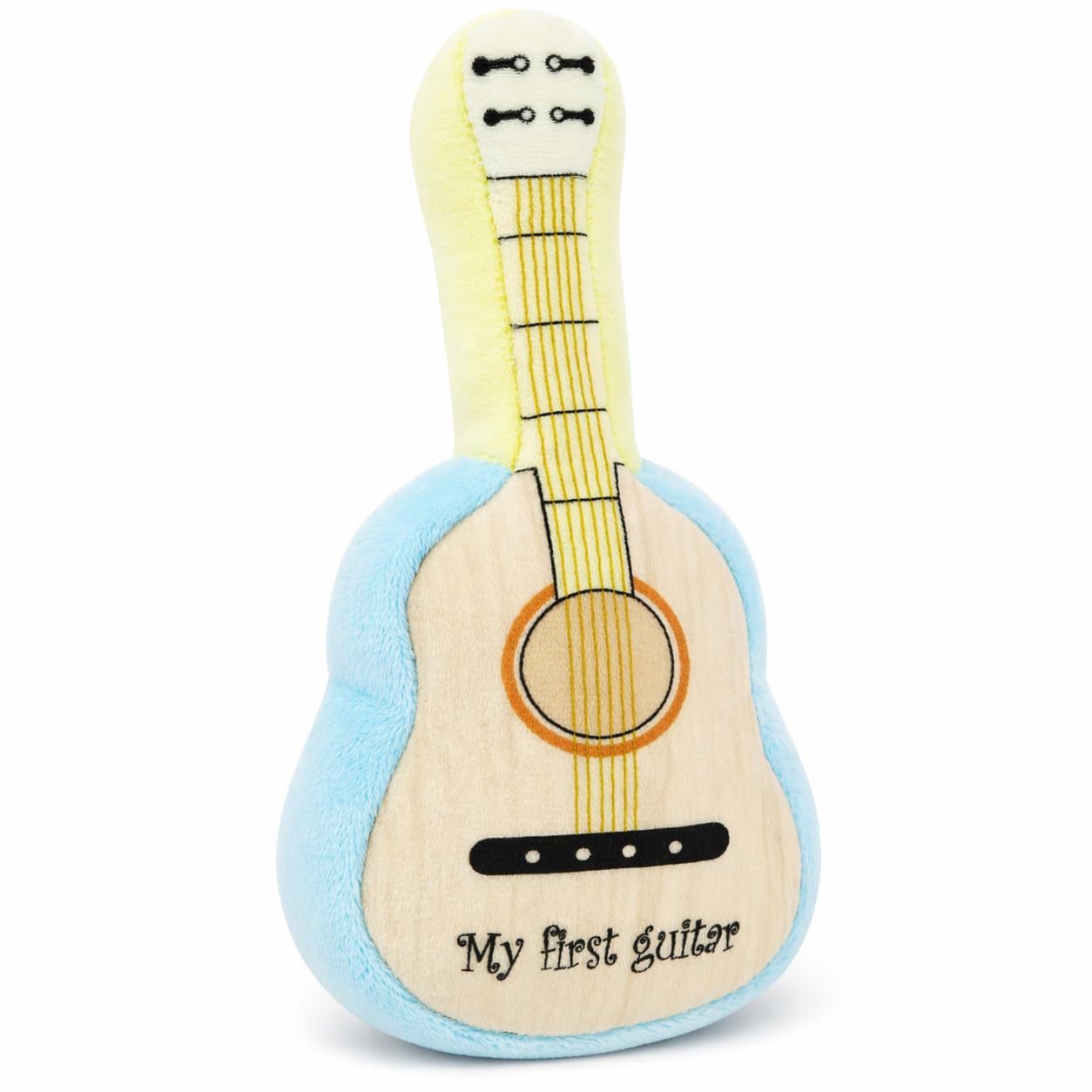June Garden 7" My First Guitar - Musical Soft Plush Toy - Gift for Infants and T