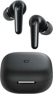 Soundcore Anker P31i Bluetooth Headphones with Adaptive Noise Cancelling | Hi-Res audio, earphones with translation function, 50 hours of battery life, adaptive cancellation, IPX5, black