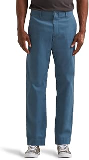 Lee Men's Extreme Motion Flat Front Regular Straight Pant