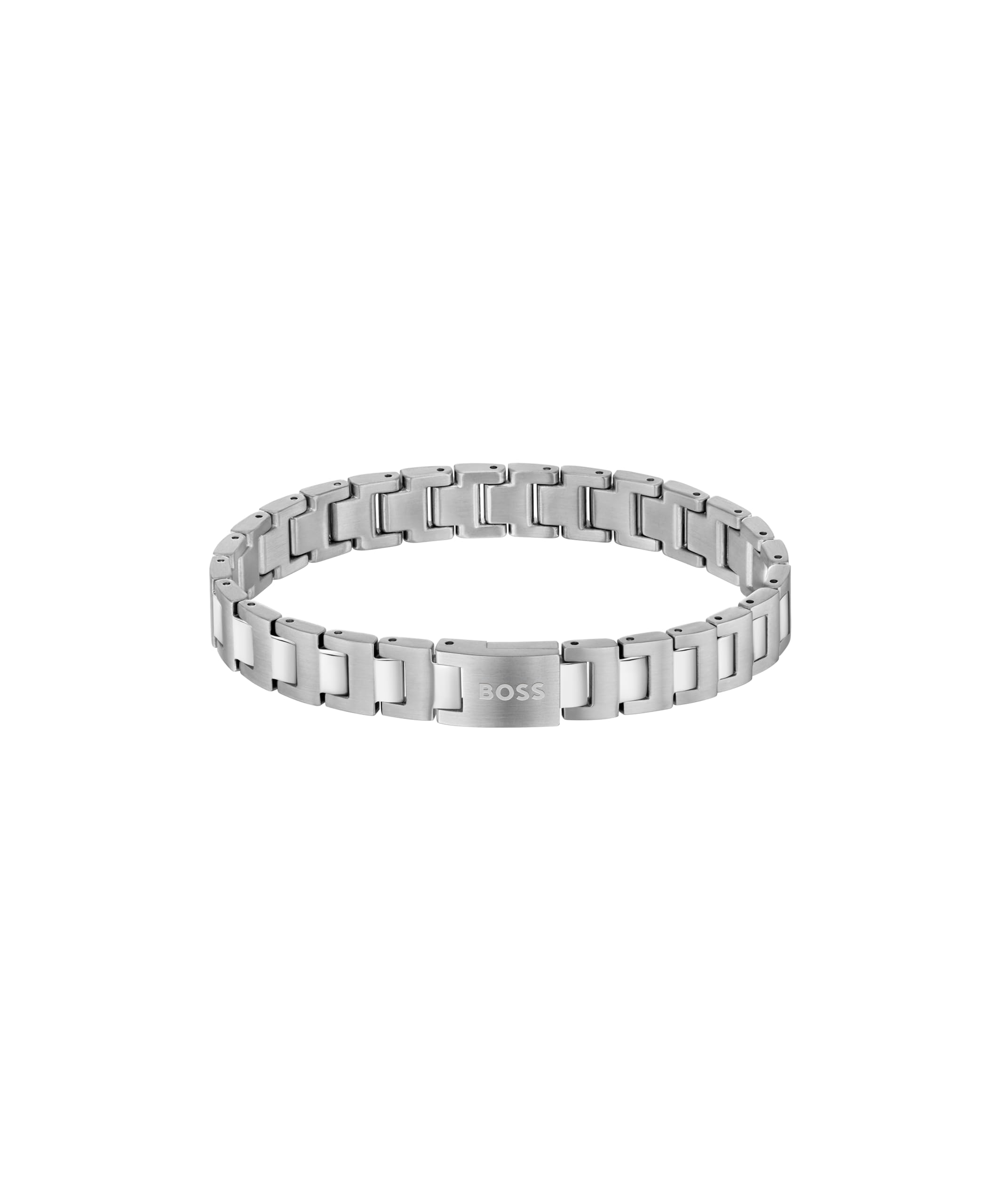 BOSS Jewelry Men's CANDOR JEWELRY Collection Link Bracelet in Stainless Steel – 