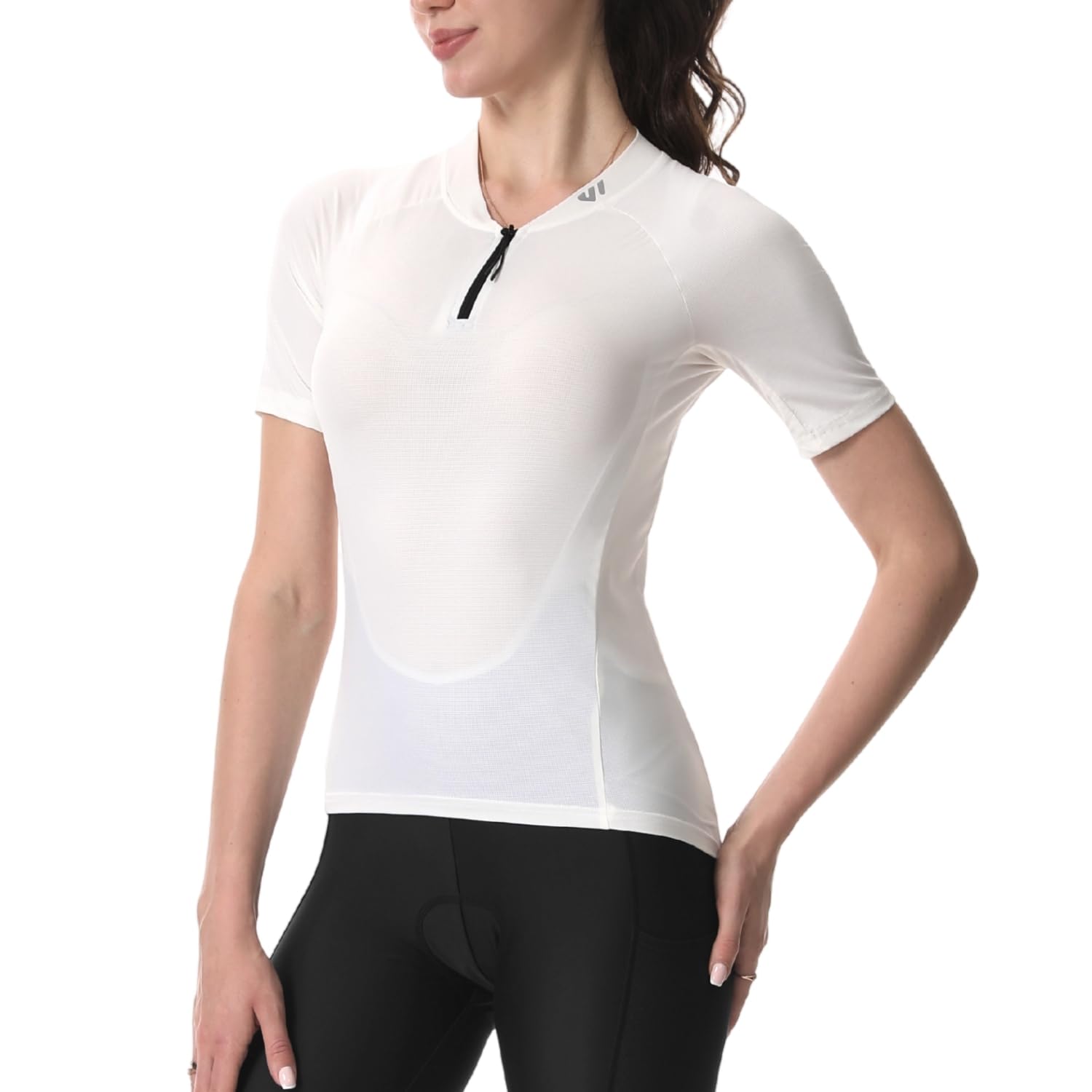 Wulibike Cycling Jersey Women's Half Zip Cycling Shirt Mountain Bike Cycling Jer