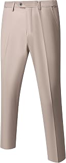 YND Men's Business Suit Pants Slim Fit Flex Flat Front Pant