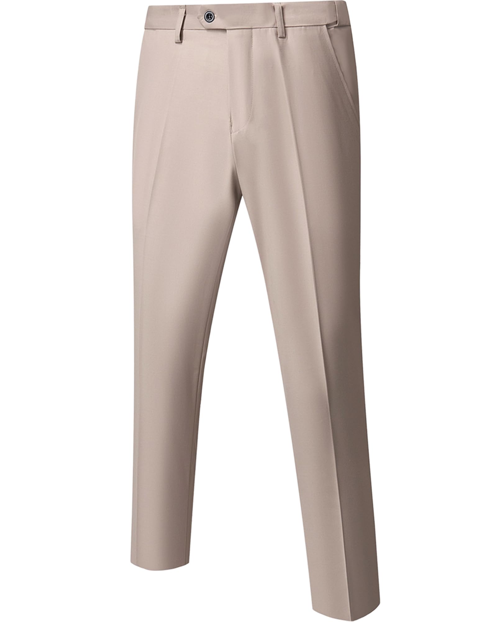 YND Men's Business Suit Pants Slim Fit Flex Flat Front Pant