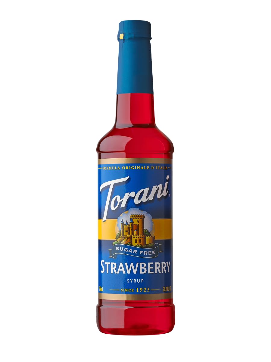 Torani Sugar Free Strawberry Flavour Syrup, 750ml