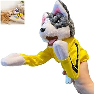 Kung Fu Husky Punching Puppet | Animal Boxing Hand Puppet | Interactive Hand Puppets Gloves with Sounds | Funny Boxing Toy Gifts for Small Dogs and Cats