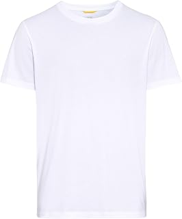 camel active Men's Basic Crew Neck Short Sleeve T-Shirt, white, XXL