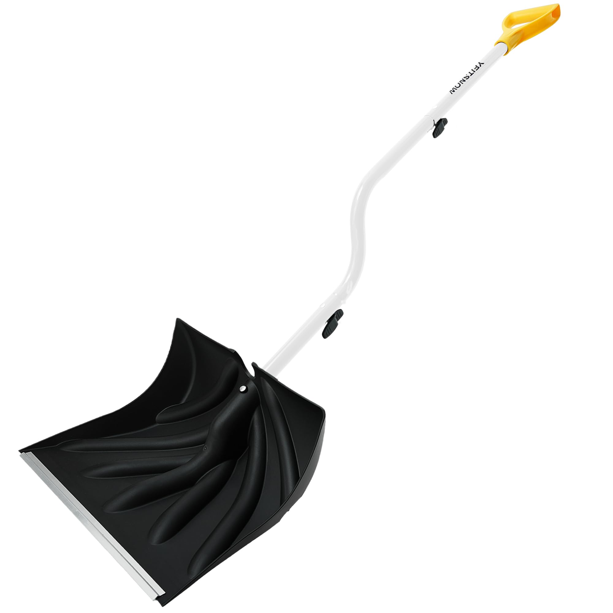 YEITSNOW Snow Shovel for Driveway Ergonomic Design 17” Reinforced Heavy Duty Sno