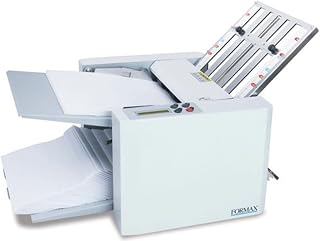 Formax FD 300 Desktop Document Folder, LCD Control Panel, 3 Digit Counter, Folds 7400 Sheets per Hour, 4 Fold Types, Output Conveyor, for 8.5" x 14" Paper