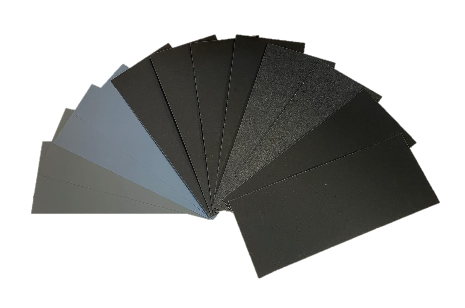 Aventurine 12pcs Sandpaper 800 to 5000 Grits, Wet and Dry Sandpaper 9x3.6 Inch f