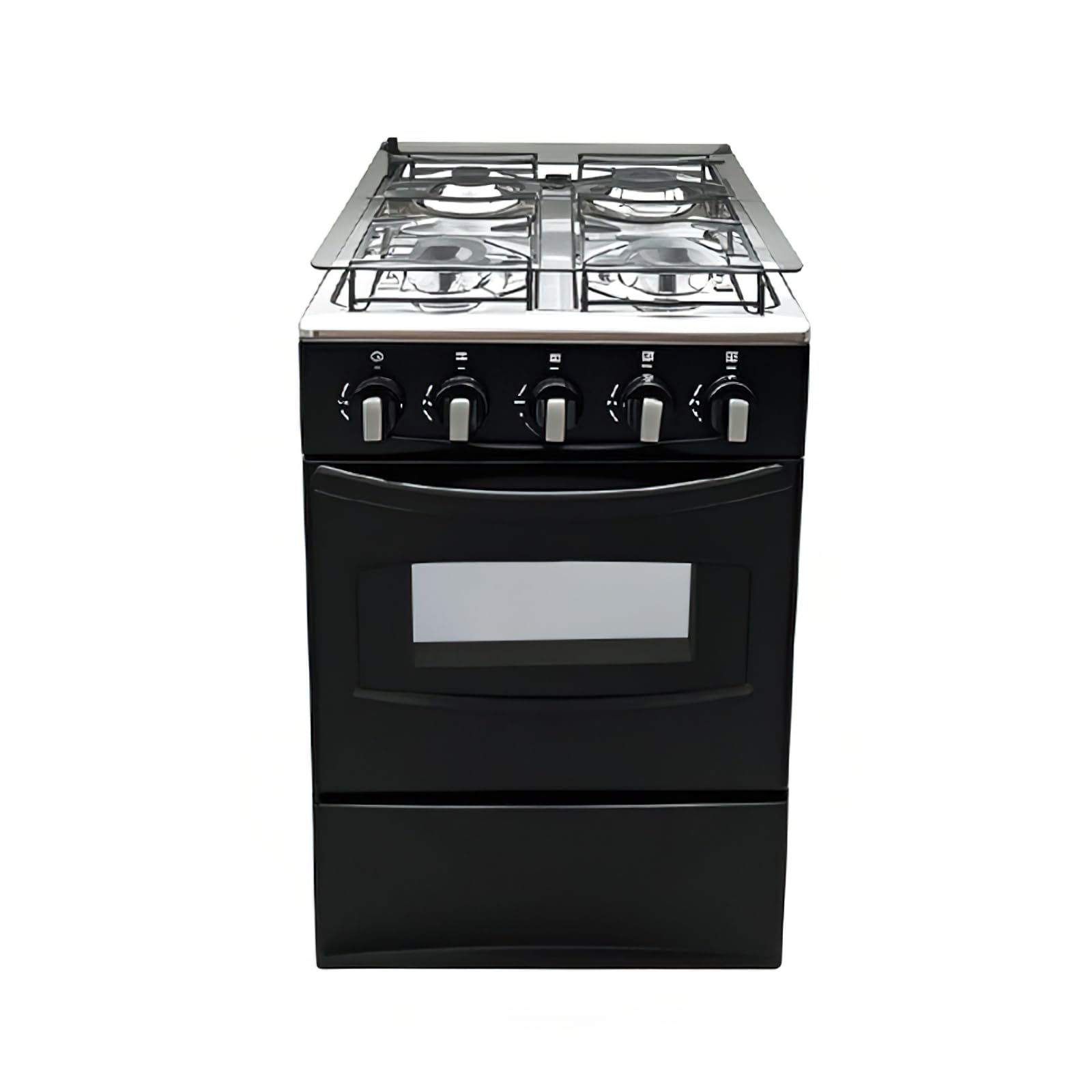 20" Freestanding LPG Oven - Equipped with 4 coil burners and Gas Stove with stai