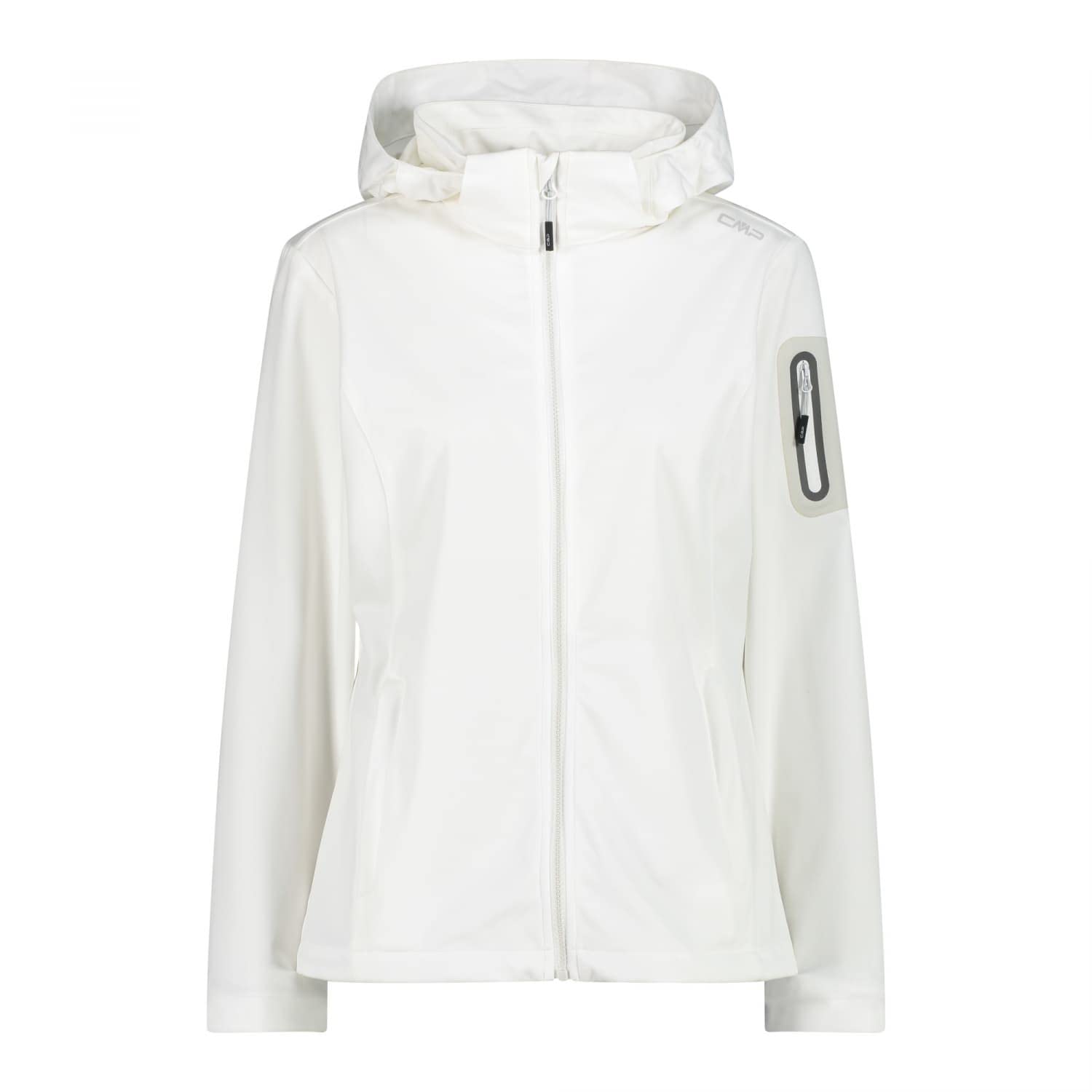 CMP Women's Softshell Jacket in Light with Removable Hood Softshell Jacket
