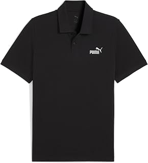 PUMA Men's Essentials No. 1 Logo Pique Polo Shirt