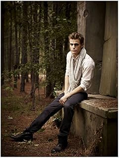 Paul Wesley as Stefan Salvatore Sitting on Grave 8 x 10 inch Photo