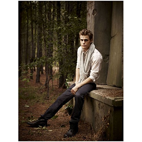 Paul Wesley as Stefan Salvatore Sitting on Grave 8 x 10 inch Photo
