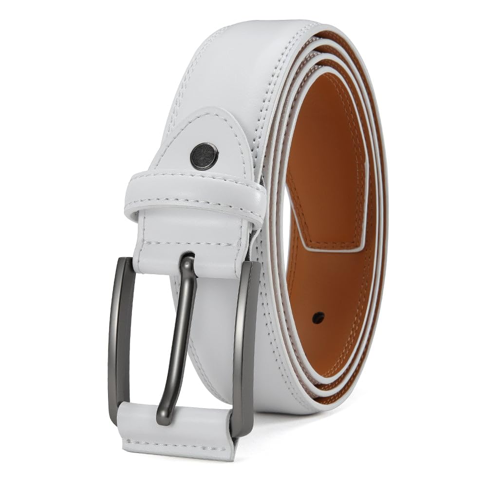 Men's Genuine Leather Belt, Handmade 100% Cow Leather, Fashion and Classic Desig