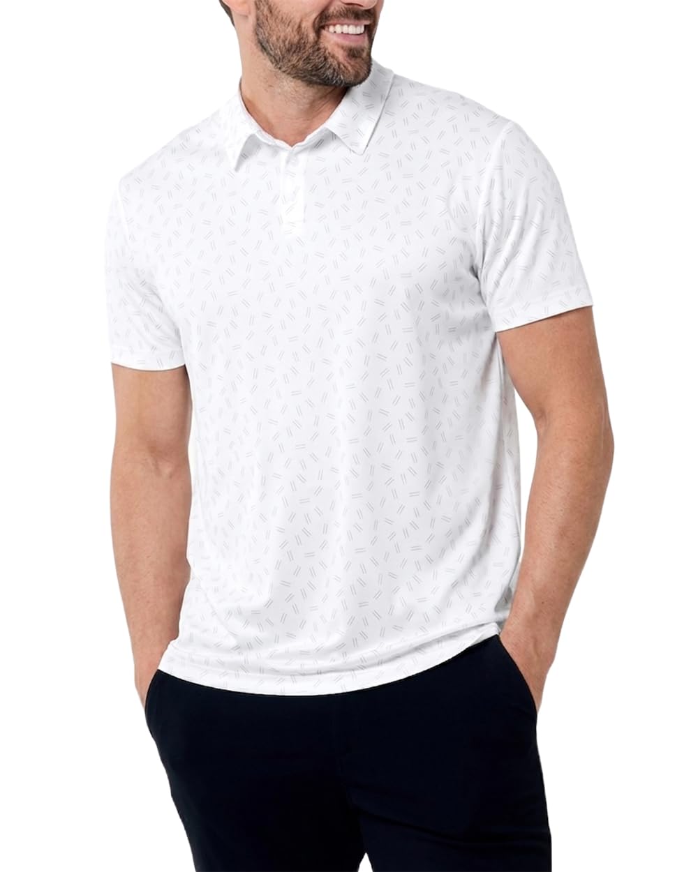 Dri Fit Polo Shirts for Men Moisture Wicking Quick Dry Golf Polo S-4XL